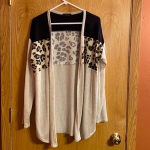 Animal Print Cardigan